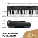 Alesis Melody 61 Keyboard Piano for Beginners with 61 Keys, Speakers, Tablet/Sheet Music Stand, 300 Sounds and Music Lessons - 8