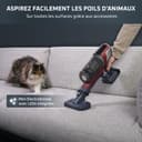 Rowenta X-Pert 6.60 Smart Aspirateur Balai sans fil, Tube Flex, Idéal pour les Poils D'animaux, Léger, Puissance 100W, Autonomie 45min, LED RH6471WO, Noir/Rouge - 6
