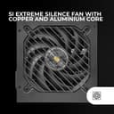 Mars Gaming MPB850SI, Alimentation PC ATX 850W, Garantie 7 Ans, 80Plus Bronze 230V, 90% d'Efficacité, Ventilateur SI Extreme Silence avec Noyau en Cuivre, Technologies AI2-RPM, DC-DC et SMD, Noir - 2