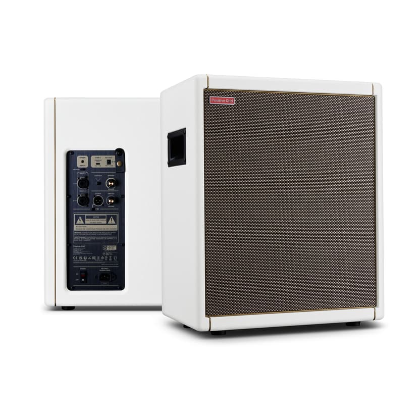 Positive Grid Spark CAB Powered Guitar Amp Speaker Cabinet for Spark Series Amps, Multiple Instruments, Modelers, and More – Pearl - 9