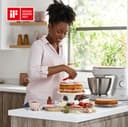 Kenwood Titanium Chef Baker KVC65.001WH Kitchen Processor with Integrated Scales 1200 W + 3-Piece Pastry Set, Spatula and Splash Guard White - 9