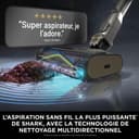 Shark PowerDetect Clean et Empty aspirateur sans fil, PowerFins, Reverse Clean, station 2L, Anti-Hair Wrap Plus, 70 min, léger, poils d’animaux et multi-surfaces, Gris IP3225EUT - 3