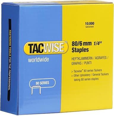 Tacwise 0381 Agrafes Galvanisées pour Tapisserie de Type …