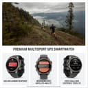 Garmin fēnix 8 Pro, 47mm LTE Premium multisport GPS smartwatch,AMOLED touch Screen,built in inReach technology, advanced health & training features,LED flashlight, up to 15 days battery life,Graphite - 2