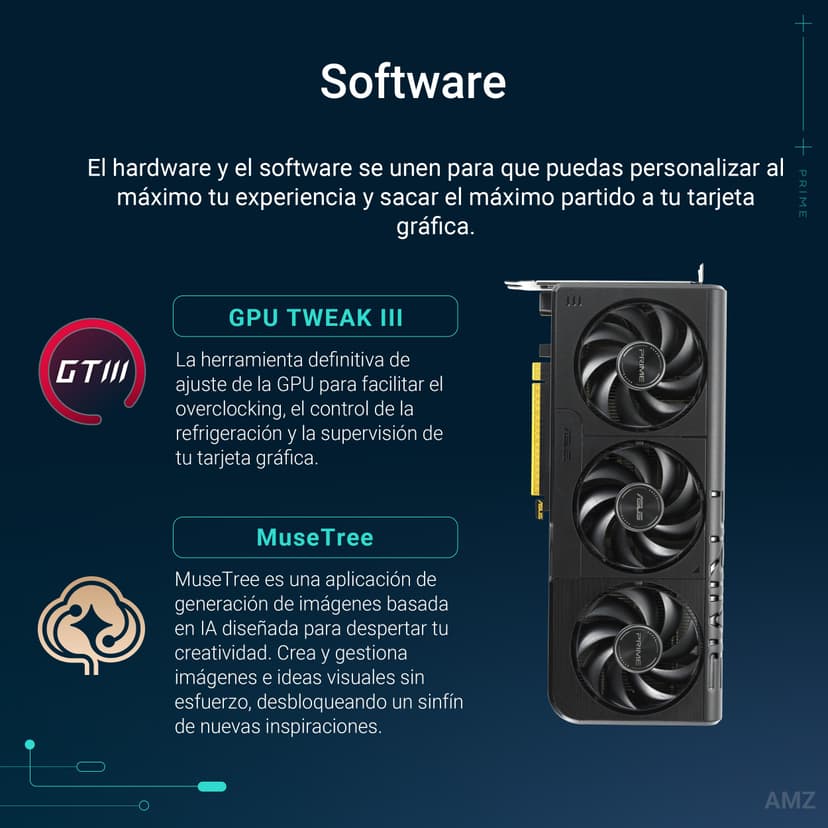 ASUS Prime NVIDIA GeForce RTX 5060 OC Edition, Graphics Card 8GB GDDR7, 128 Bit, PCIe 5.0, 3 Axial-Tech Fans, 1 HDMI 2.1, 3 DisplayPort 2.1, GPU Tweak III, Black, PRIME-RTX5060-O8G - 8