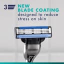 Gillette Mach3 Lames de rasage pour homme - 20 lames de rechange Gillette originales pour homme avec bandes coulissantes pour un glissement en douceur et revêtement de la lame - 4