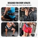 DMoose Dip Belt for Weightlifting, Weight Belt with Chain for Pullup, Gym Lifting Belt for Powerlifting, Squat, Bodybuilding, Heavy Duty Steel, Workout Belt with Comfortable Neoprene Support - 7