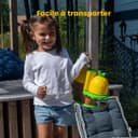 Klorofil – Casa Tropicale Mondo in Miniatura – Da 18 Mesi – Camera, Cucina, Bagno, Teleferica – Pop Up, Specchio, Ruota Frutta – 1 Personaggio Incluso – Idea Regalo Giocattolo Bambino - 3