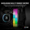 CORSAIR VENGEANCE RGB DDR5 32Go (2x16Go) DDR5 6000MHz CL30 AMD EXPO Intel XMP iCUE Mémoire Informatique Compatible - Gris (CMH32GX5M2B6000Z30K) - 5