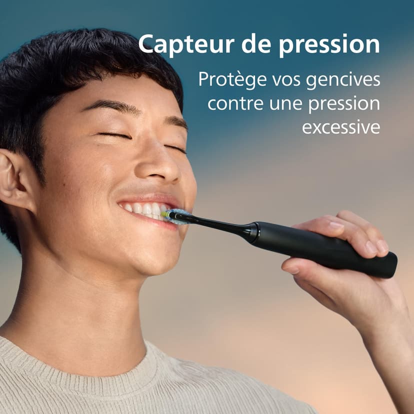 Philips Sonicare DiamondClean Series 9000 Twin Pack Sonic Electric Toothbrushes, Cleaner Teeth and Gums Connected with App, Black and Rose Gold (Model HX9914/61) - 5