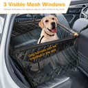 Pecute Extra Stable Dog Car Seat - Pet Car Seat Scratch Proof Car Seat for Dogs Large - 6