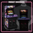 Numskull Quarter Arcades TMNT Turtles In Time Collector's Edition Mini Arcade - 1/4 Scale Authentic Wooden Replica, Original ROM, Rechargeable Battery & 3W Speakers for Retro Enthusiasts [video game] - 2