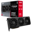 ASUS PRIME RX9070 XT OC, PCIe5, 16GB DDR6, HDMI, 3 DP, 3030MHz Clock, Overclocked, Compact SFF-Ready - 1