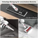 Cordless Vacuum Cleaner 3-in-1 Cordless Vacuum Cleaner Wireless Wireless with Light Without Cable with Pet Hair Screen Carpets Hard Floors - 5