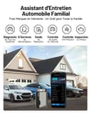 TOPDON Carpal-A Valise Diagnostic Voiture Bluetooth, Tous Les systèmes Diagnostic pour iOS et Android, 6 Services d'entretien, vérification de l'état du véhicule,1 an de Mise à Niveau Gratuite - 2