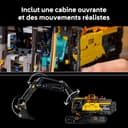LEGO Technic Pelleteuse Volvo EC500 Hybride - Maquette pour Adulte de Véhicule de Construction Motorisé - Bras Articulé & Chenilles Mobiles - Marteau & Pelle - Cadeau Original 42215 - 3