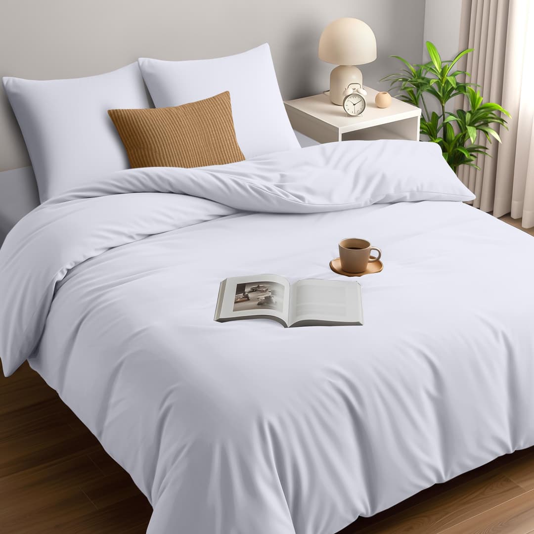 Utopia Bedding Bettwäsche 155x220 - Mikrofaser Bettbezug …