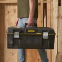 STANLEY FATMAX Waterproof Toolbox Storage with Heavy Duty Metal Latch, Portable Tote Tray for Tools and Small Parts, 28 inch, 1-93-935 - 3