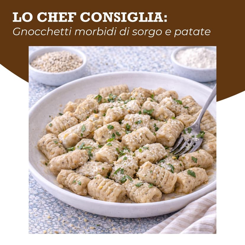 Oltresole, Italian Organic Sorghum Flour 1 Kg, Gluten Free Flour, No GMO, 100% Made in Italy, Ideal for Coeliacs, Breads, Sweets and Pasta, Rich in Fiber and Protein - 7