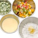 WMF 645709990 Gourmet Bowl Set for Kitchen 4-Piece, Cromargan Stainless Steel, Multifunctional, Mixing Bowl, Serving Bowl, Stackable - 7