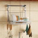 TQVAI ESYLIFE Stainless Steel Dish Rack Organizer with Drain Board, Silver by Esy-Life - 7
