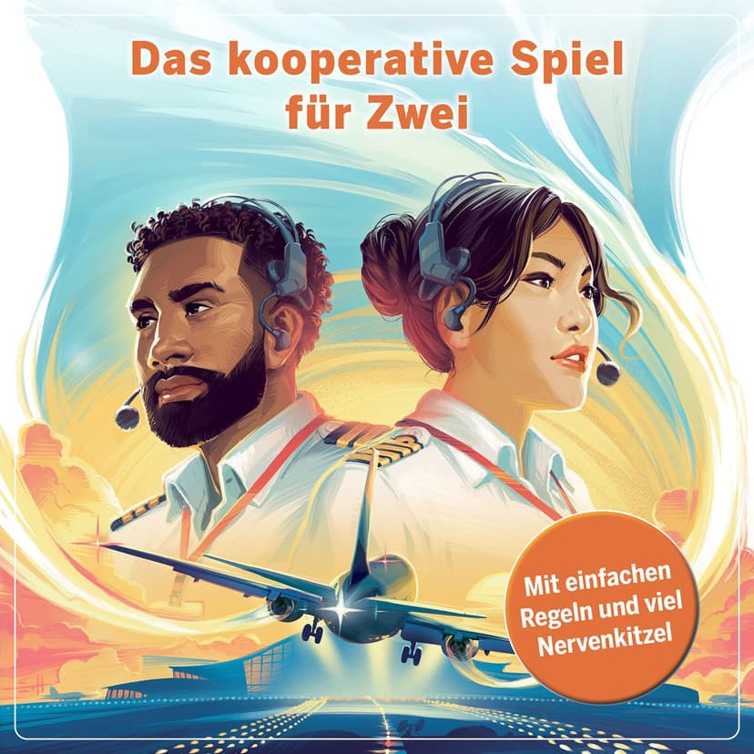 Kosmos 684044 Sky Team - Ready to Landing? Game of the Year 2024, Cooperative Game for 2 People from 10 Years, Strategy Game, Board Game - 3
