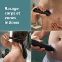 Philips Body Groomer 7000 Series - Trimmer for Men with 2D Flexing Head, Triple Protect Shave System, Interchangeable Heads, Intimate Trim & Shave, 100% Showerproof, 120 min. runtime, Model BG7485/30 - 2