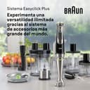 Braun MultiQuick 9 MQ Hand Blender - with Active PowerDrive and SplashControl, incl. Masher, Vegetable Masher, Blender, Chopper & Whisk, 1200 Watt, Black/Stainless Steel - 8