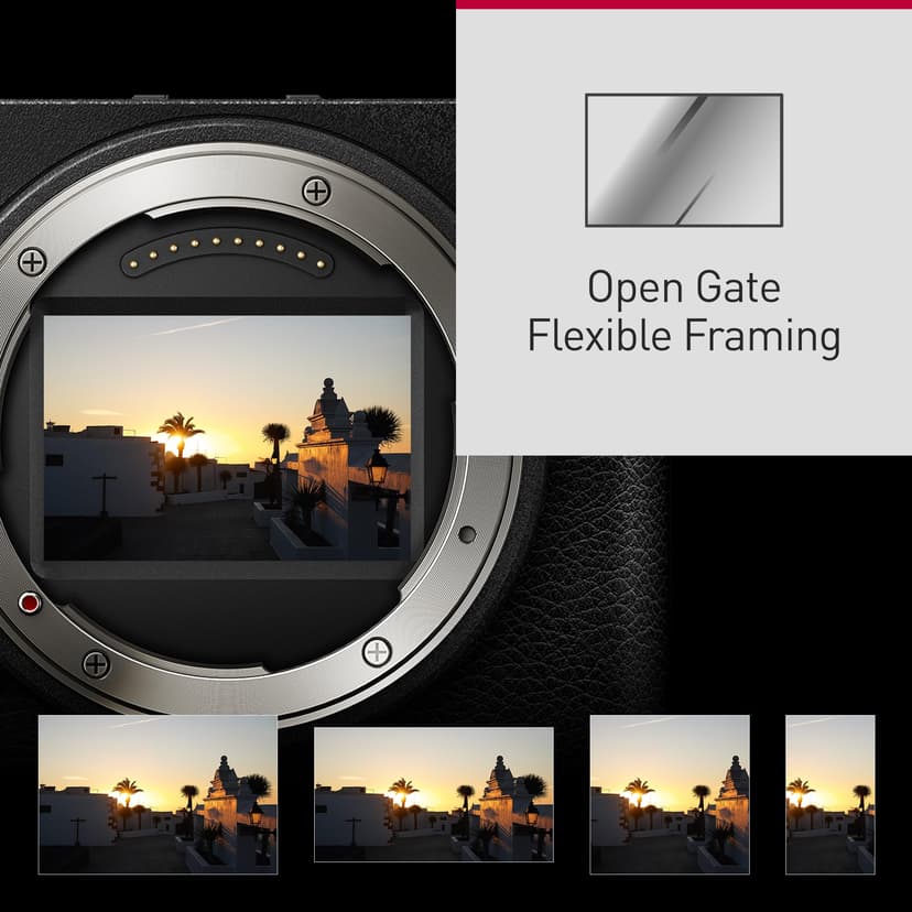 Panasonic Lumix S9, Full Frame Mirrorless Open Gate Vlogging Camera, Black, Body only, 24.2MP, 6K /4K Video, 779 Point PDAF, Image Stabilisation, Free-Angle Screen, 5Ghz WiFi - 3