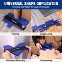 WORKPRO 2-Pack 25 CM Contour Gauge Duplicator, Marking Gauge with Lock, Adjustable Scribe Tool for Woodworking, Construction, Flooring, Tile & DIY Handyman Gift - 7