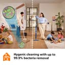 Philips OneUp 5000 Series Electric Mop - 2X Cleaner Floors³, 2X Faster Mopping, Dual Wetness Setting for Hard & Delicate Floors, Cordless with 360° Rotating Hinge (XV5113/01) - 5
