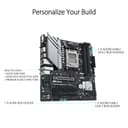 ASUS Prime B650M-A WiFi II AMD AM5 Micro-ATX Motherboard (DDR5, PCIe 5.0 M.2 support, 2.5Gb Ethernet, WiFi 6, DisplayPort, VGA, HDMI, SATA 6 Gbps, USB 3.2 Gen 2 ports, BIOS FlashBack, Arua Sync) - 4