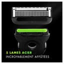 Gillette Labs Lames de Rasoir Homme Pack de 9 – Recharges Compatibles avec les Manches de la Série, en Acier Inoxydable, Cartouches Plus Durables, 1 Rechange Jusqu’à 30 Rasages - 6