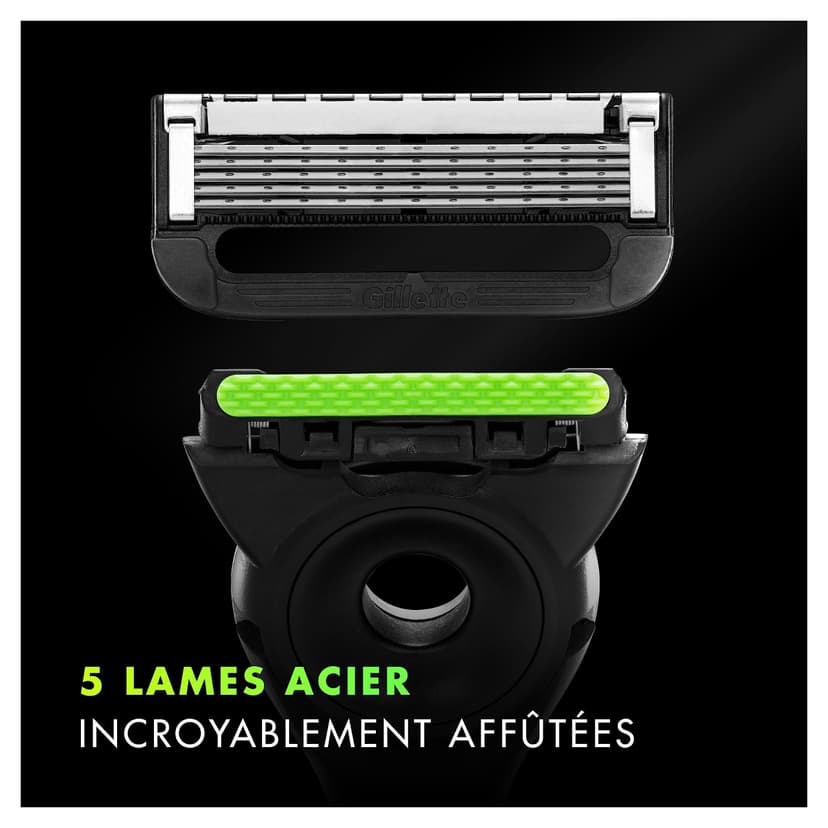 Gillette Labs Lames de Rasoir Homme Pack de 9 – Recharges Compatibles avec les Manches de la Série, en Acier Inoxydable, Cartouches Plus Durables, 1 Rechange Jusqu’à 30 Rasages - 6