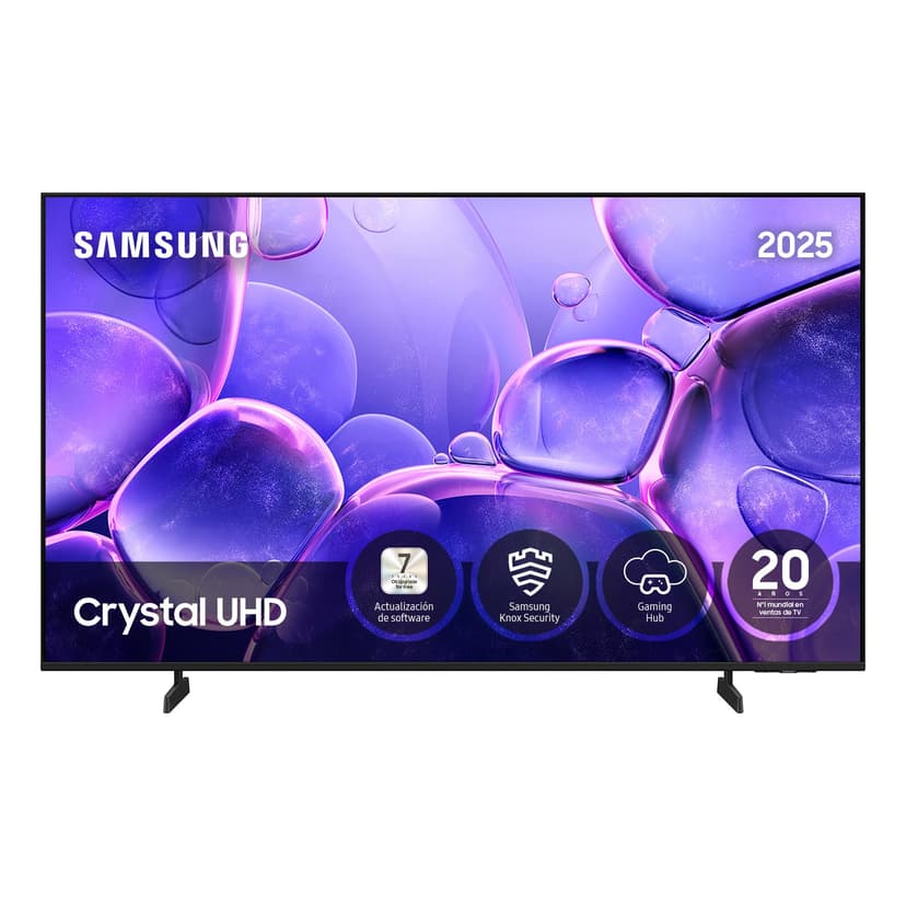 SAMSUNG 55 Inch Crystal UHD U8075F 4K Smart TV, Amazing Colors with Crystal Processor 4K, Listen to All Speakers with Q-Symphony, Data Protected by Knox Security and Gaming Hub - 1