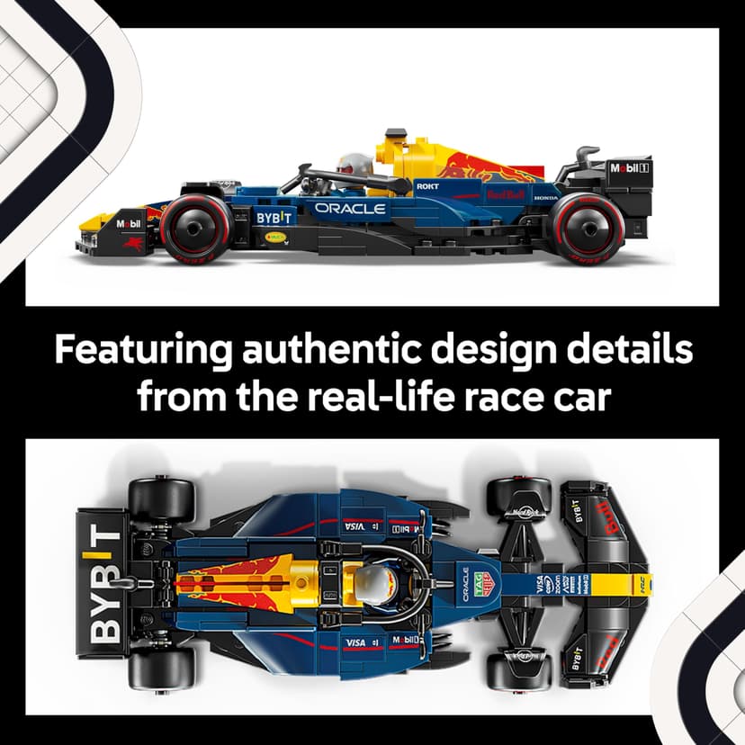 LEGO Speed Champions Oracle Red Bull Racing RB20 F1 Race Car Model with a Collectible Formula 1 Driver Minifigure - Display Set for Adult Motorsport & Racing Fans 77243 - 5