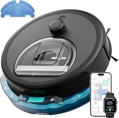Lefant M330 Pro Robot Aspirateur Laveur 3 en 1, Aspirateu…