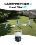 ZOSI C290 8MP 4K PoE Security Camera System Outdoor, Pan/Tilt 360 Camera, 2TB Hard Drive - 3