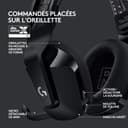 Logitech G G733 LIGHTSPEED Wireless Gaming Headset with suspension headband, LIGHTSYNC RGB, Blue VO,CE mic technology and PRO-G audio drivers, Lightweight, 29 Hour battery life, 20m range - Black - 5
