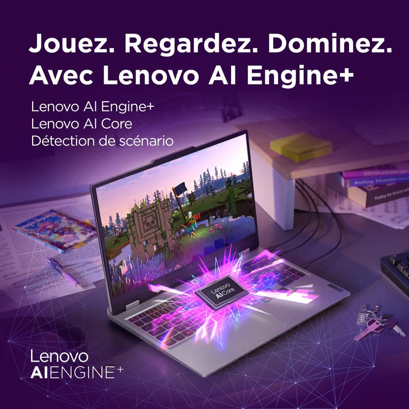 Lenovo LOQ 15IRX10 – 15.6 Inch FHD Laptop (Intel Core i5-13450HX, 16GB RAM, 512GB SSD, NVIDIA RTX 5050 8GB, Without Operating System) French AZERTY Backlit Keyboard – Grey - 4
