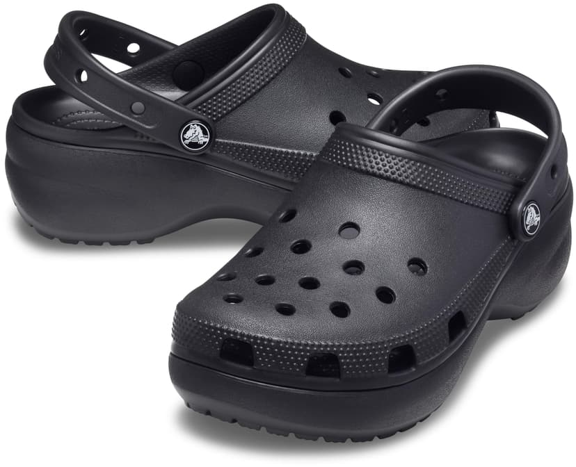 Crocs Femme Classic Platform Clog W Sabots, Black, 36/37 EU - 5