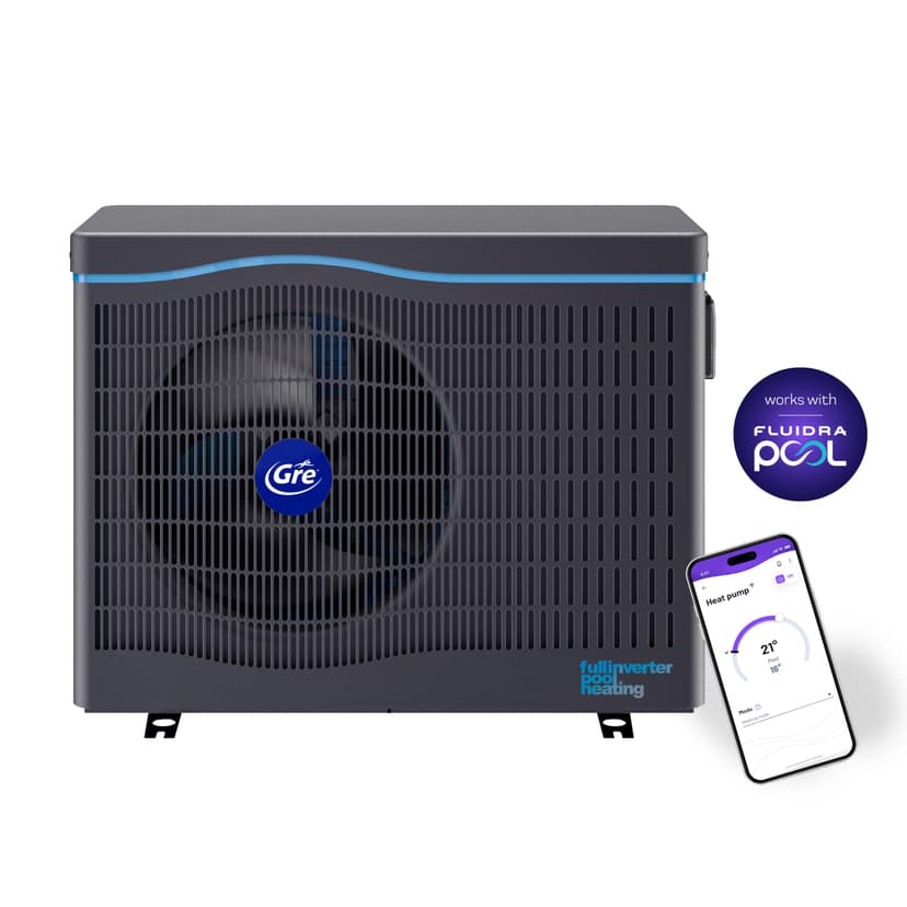 Gre HPGIC45 - Bomba de Calor Full Inverter Para Piscinas de Hasta 45 m3 Con conectividad Fluidra App - 4