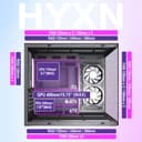 H3 ATX PC Case - Pre-Installed 6 Infinity Mirror PWM ARGB Fans, Compact ATX Dual Chamber Mid Tower Gaming PC Case, with Type-C 3.2 (Black, H3) - 3