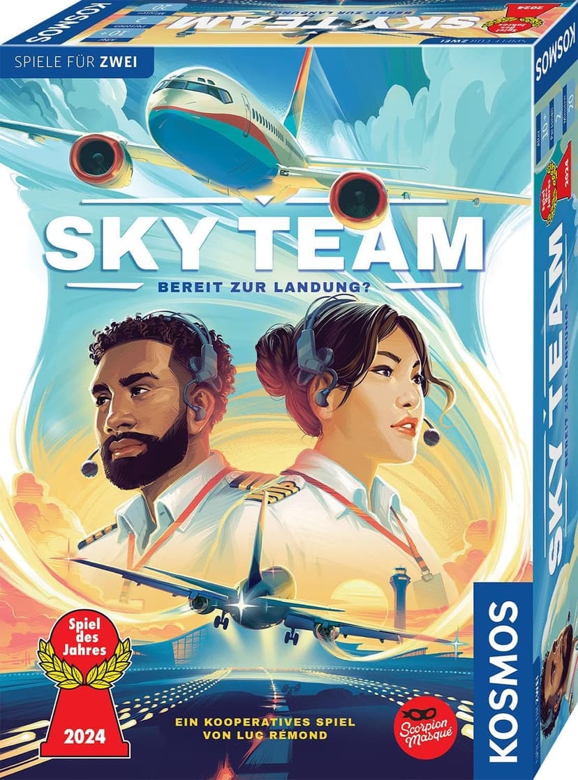 Kosmos 684044 Sky Team - Ready to Landing? Game of the Year 2024, Cooperative Game for 2 People from 10 Years, Strategy Game, Board Game - 1