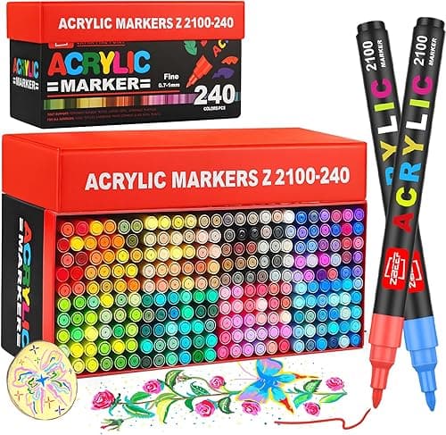 Laconile acrylic paint pens (240)