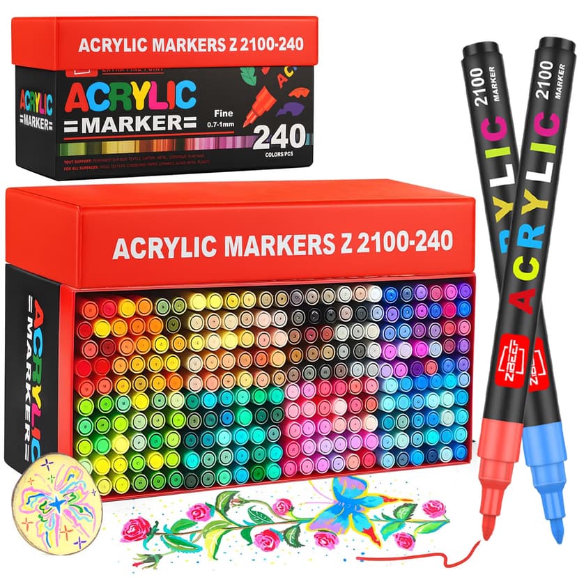 Laconile acrylic paint pens (240) - 1