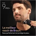 Braun Tête De Rasoir Electrique Homme Series 9 PRO + 96M Noire, ORIGINALE, Remplacement De La Grille Pour Un Rasage De Près, Lames Ultra Fines, Elément De Rechange OFFICIEL - 2