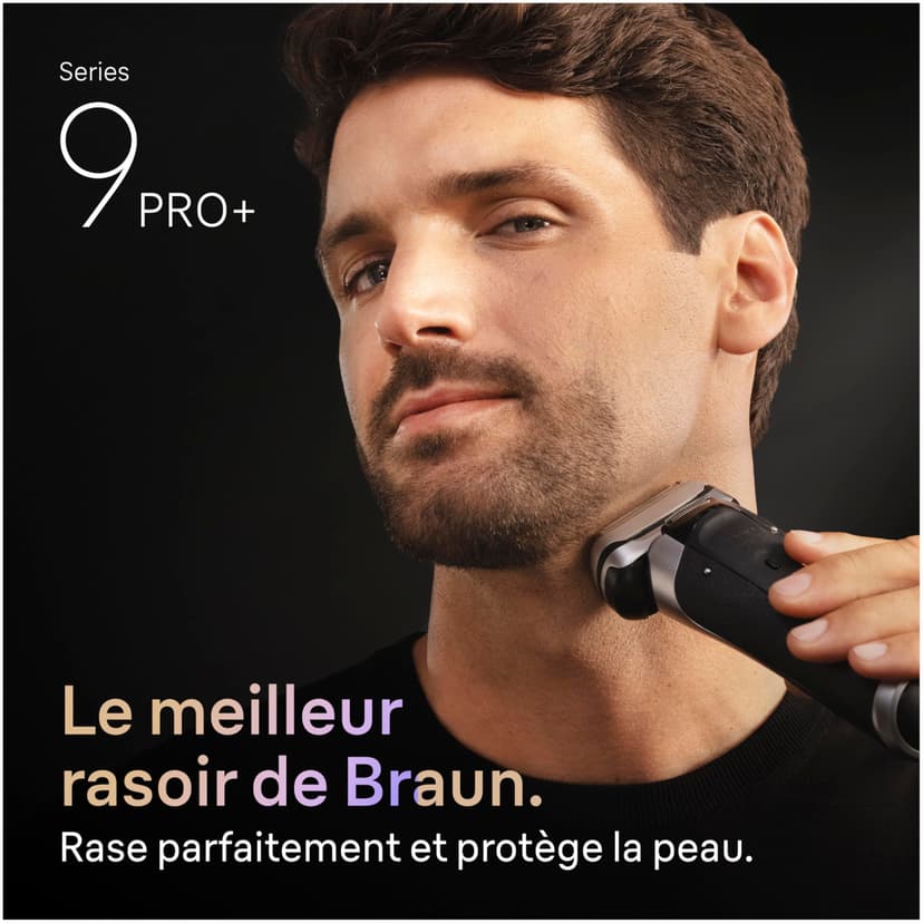 Braun Tête De Rasoir Electrique Homme Series 9 PRO + 96M Noire, ORIGINALE, Remplacement De La Grille Pour Un Rasage De Près, Lames Ultra Fines, Elément De Rechange OFFICIEL - 2