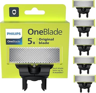 Philips OneBlade 5 Stainless Steel Original Replacement B…