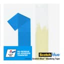 ScotchBlue Multi-Surface Premium Masking Tape, 48mm x 41m, 1 Roll/Pack - Scotch Adhesive Blue Painters Tape, For Painting and Decorating, Indoor & Outdoor, Sticks Well, 100% PEFC - 8